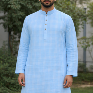 জামদানী সুতি পান্জাবী ফেরুজা,(কোড=৩০২)