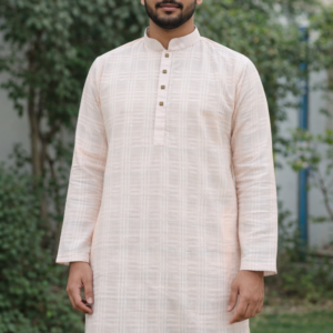 জামদানী সুতি পান্জাবী,ভাঙ্গী(কোড=৩০৪)